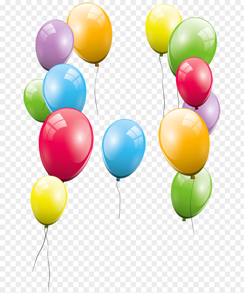 Balloon Background Cliparts Birthday Party Clip Art PNG