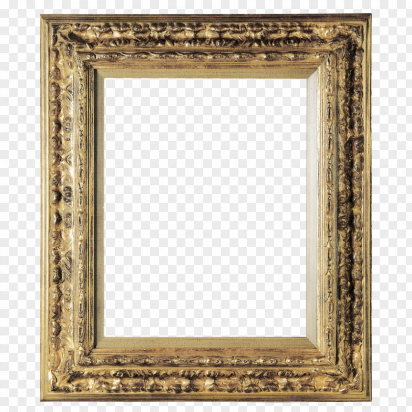 Biege Picture Frames Gold Leaf Mirror Decorative Arts PNG