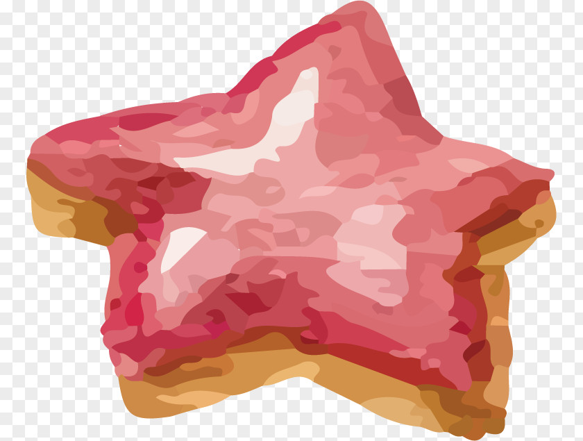 Bread Stars Doughnut Food PNG