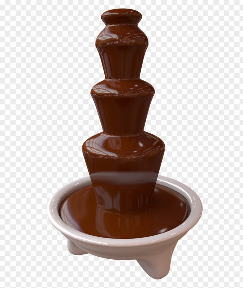 Chocolate Bar Brownie Fondue Fountain PNG