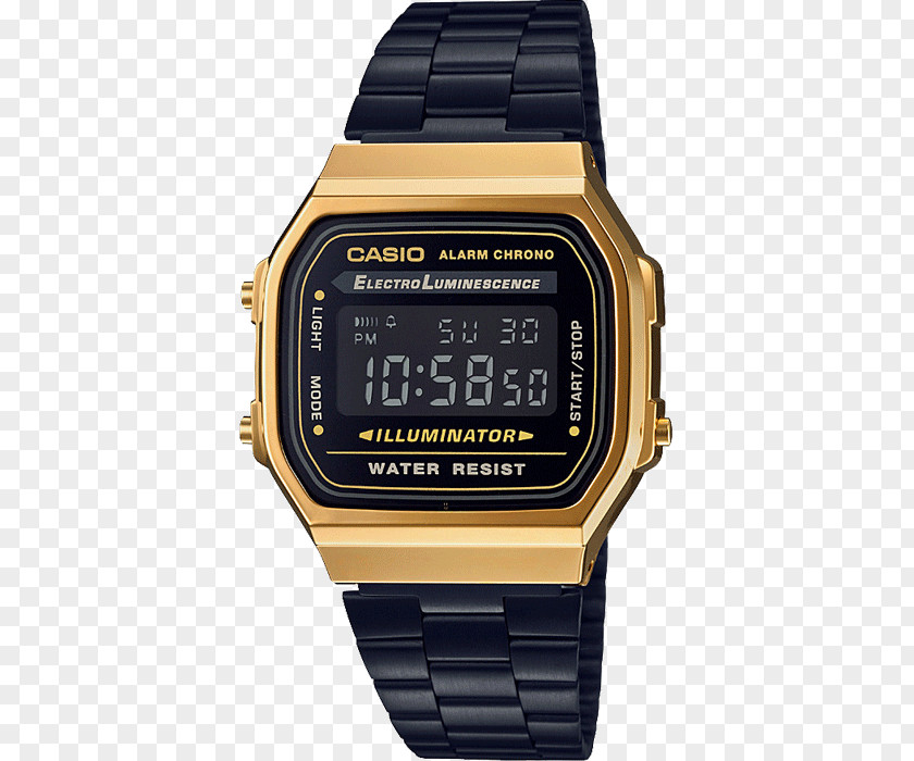 Color Bracelet Watch Casio Chronograph Clothing Gold PNG