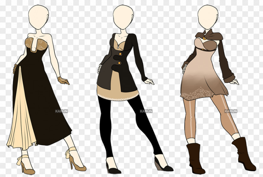 Design Model Sheet Fashion Concept Art PNG