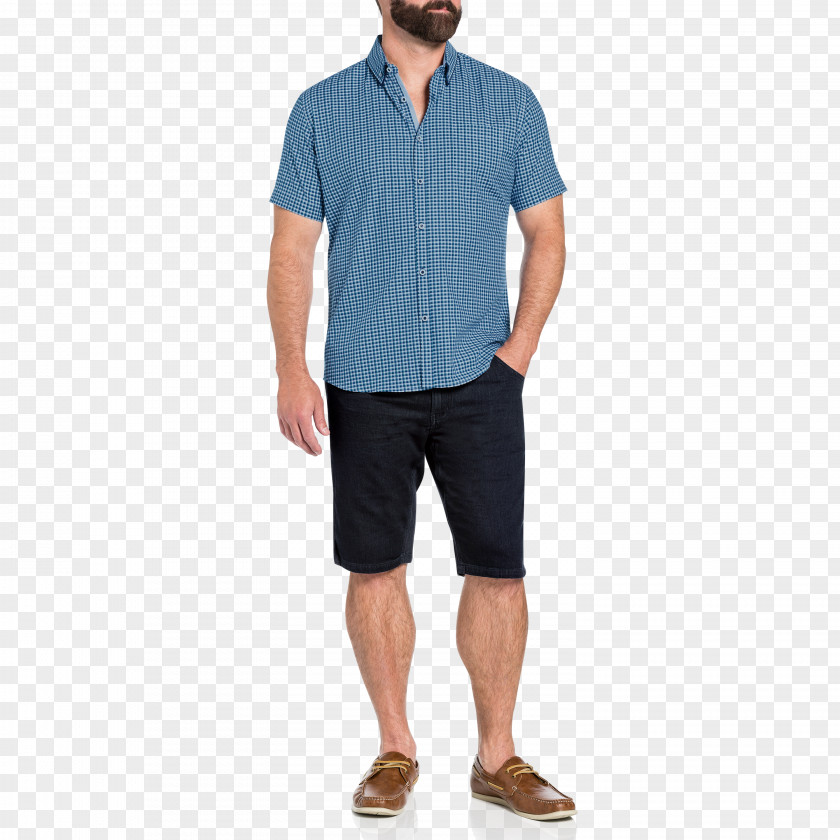 Fat Man Overalls T-shirt Jeans Collar Shoulder Sleeve PNG