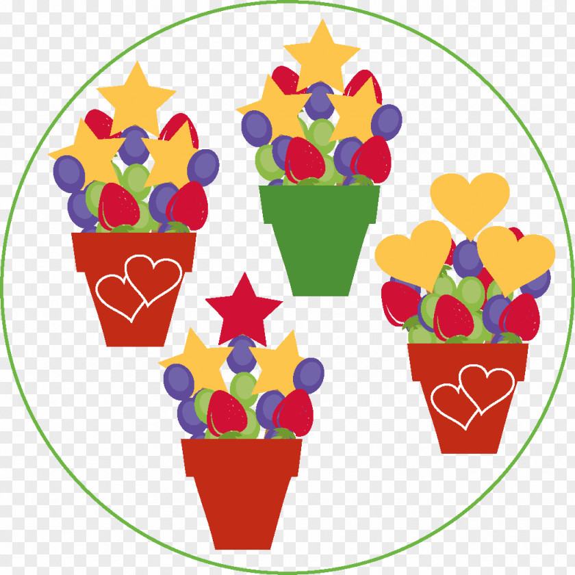 Line Food Point Flowerpot Clip Art PNG