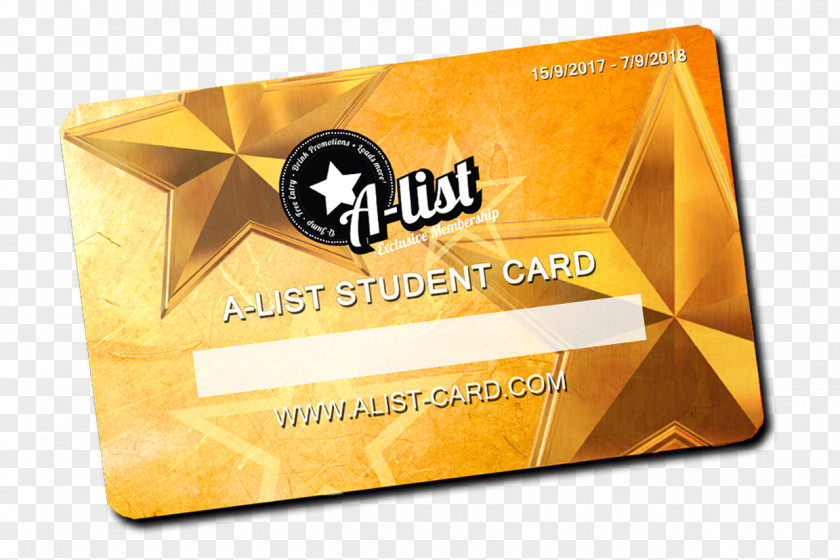 Student Card Brand Font PNG