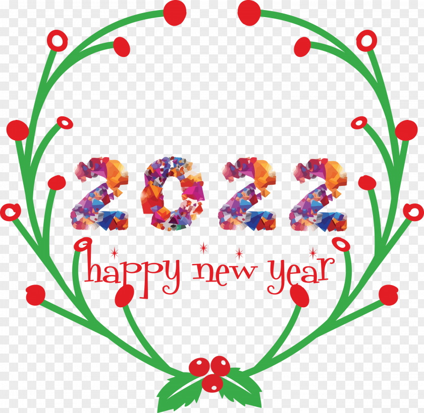 2022 Happy New Year PNG