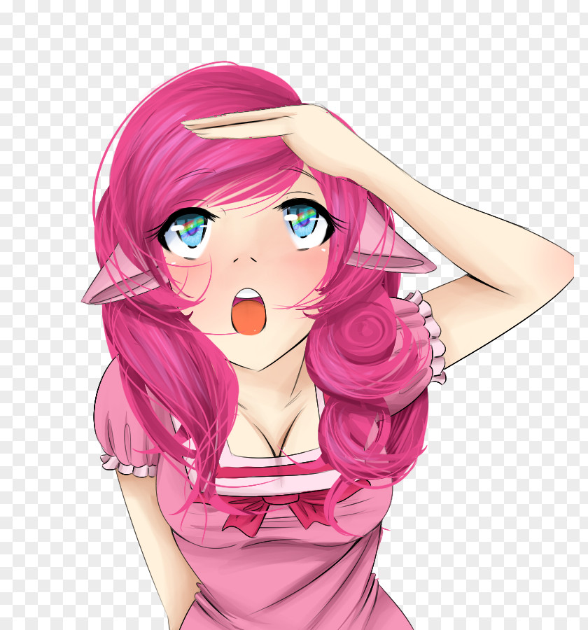 520 I Would Like To Say You Pinkie Pie Cheek Pony Hair PNG