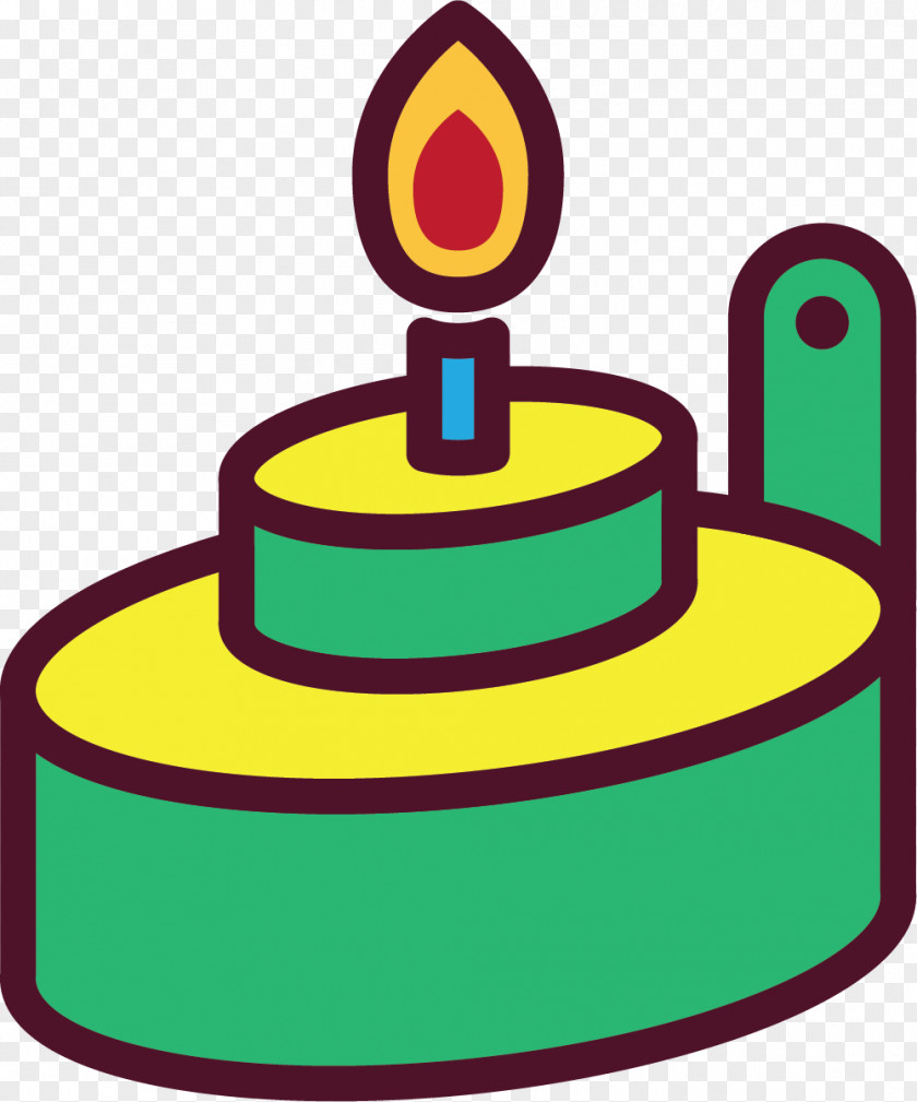 Eid Green Oil Lamp Al-Fitr Al-Adha Clip Art PNG