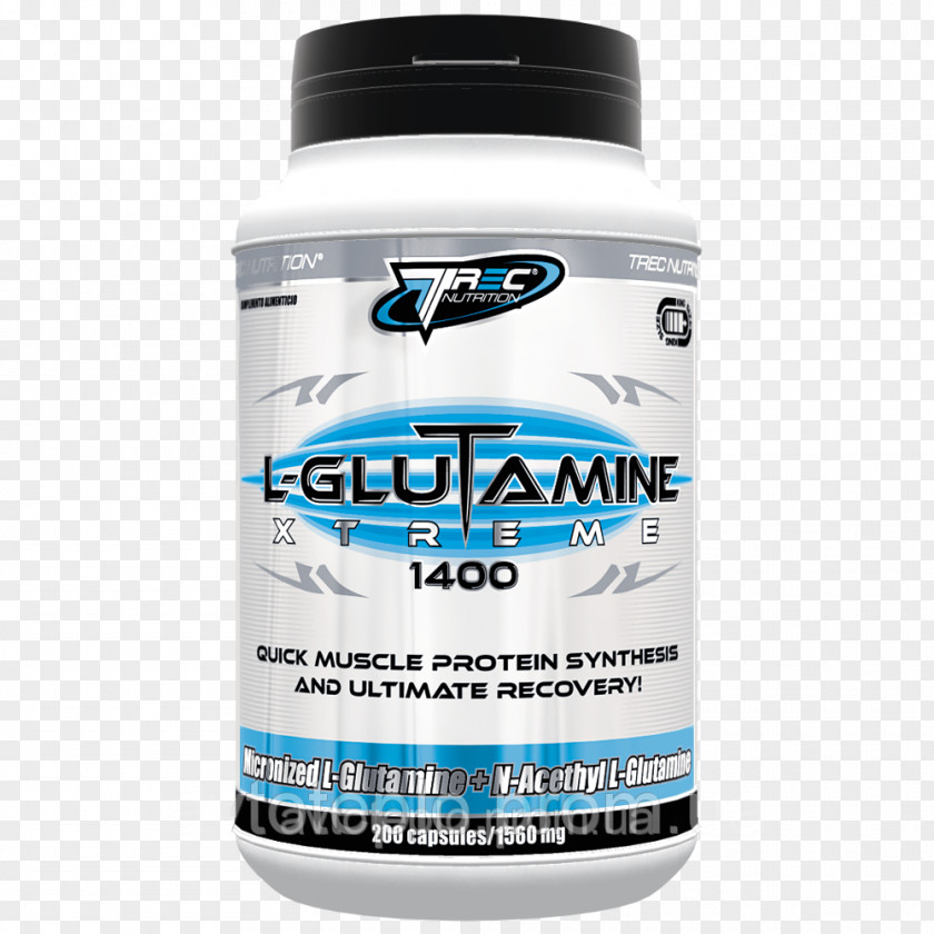 Extreme Dietary Supplement Trec Nutrition Glutamine PNG
