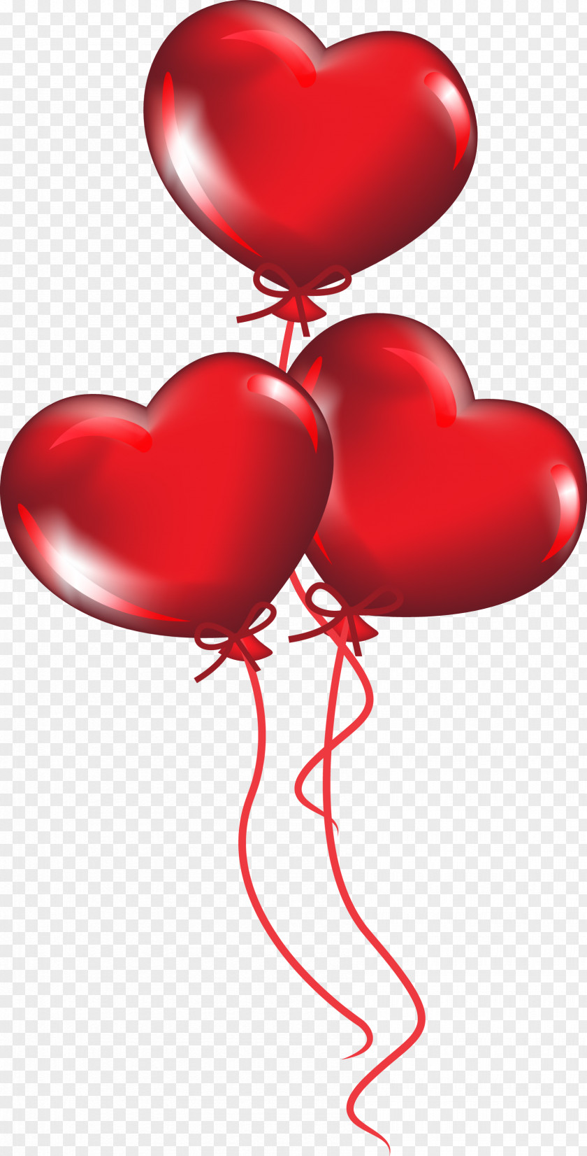Heart-shaped Balloons Vector Material PNG