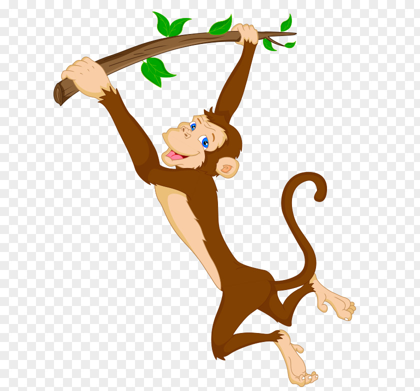 Jumping Monkey Clip Art PNG