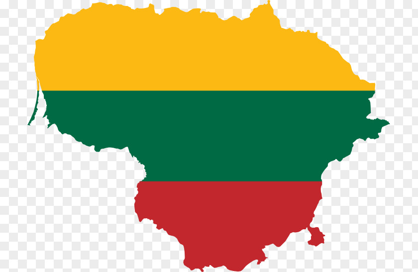 Map Flag Of Lithuania Symbols PNG