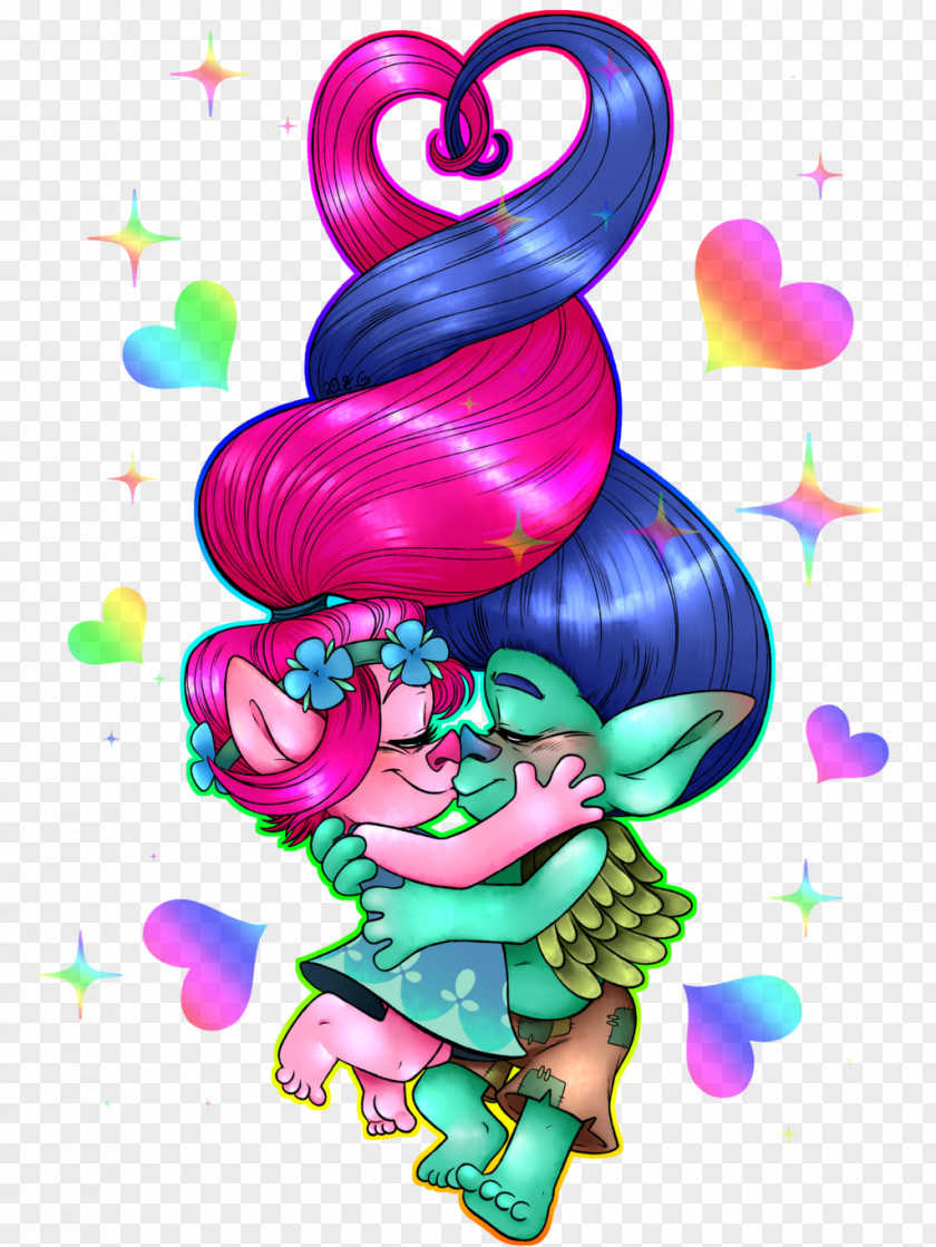 Poppy IPhone X Drawing True Colors Trolls Animation PNG