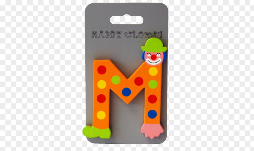 Toy Letter Clown PNG