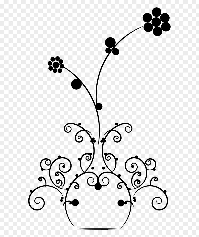 Vase Cut Flowers Drawing PNG