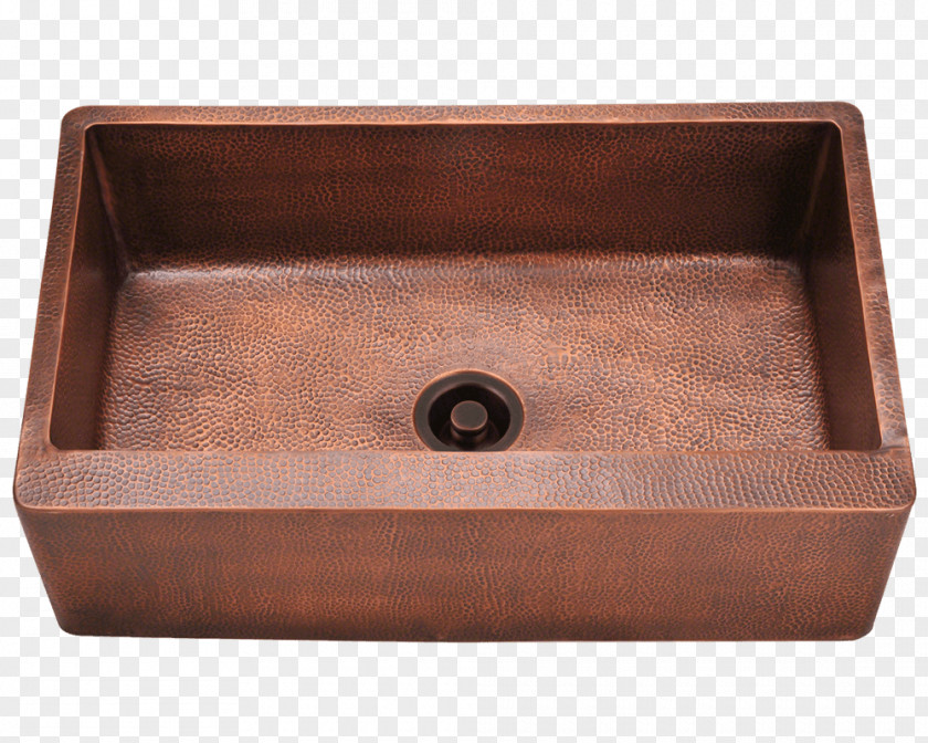 Apron Sink Adams Farmhouse Front Handmade Copper Kitchen 33 In. Single Bowl Faucet Handles & Controls MR Direct PNG