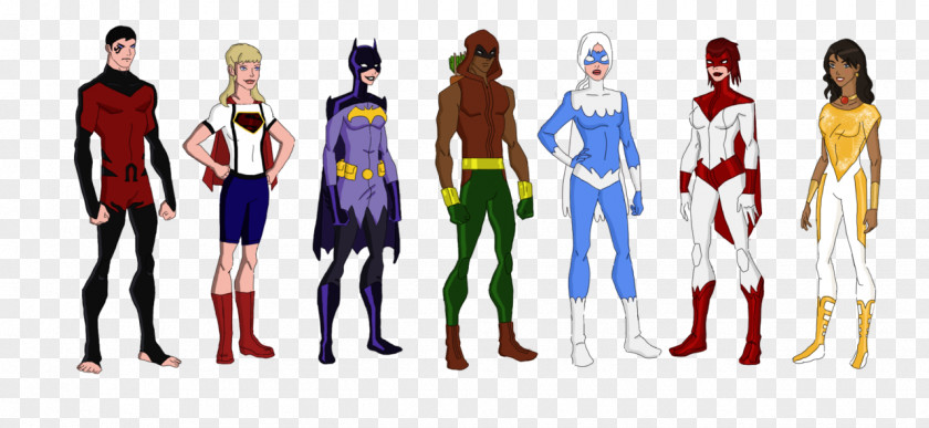 Batgirl Superhero Superboy Batman Aquaman PNG