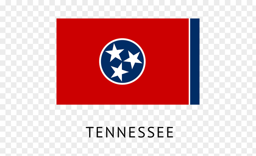 Flag Of Tennessee State Stock Illustration PNG
