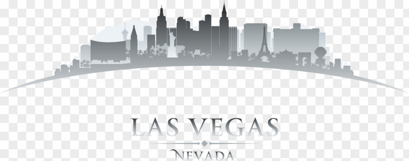 Las Vegas Birmingham Skyline Silhouette PNG