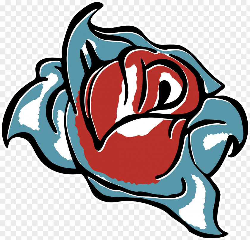 Romantic Rose Vector Beach Flower Clip Art PNG