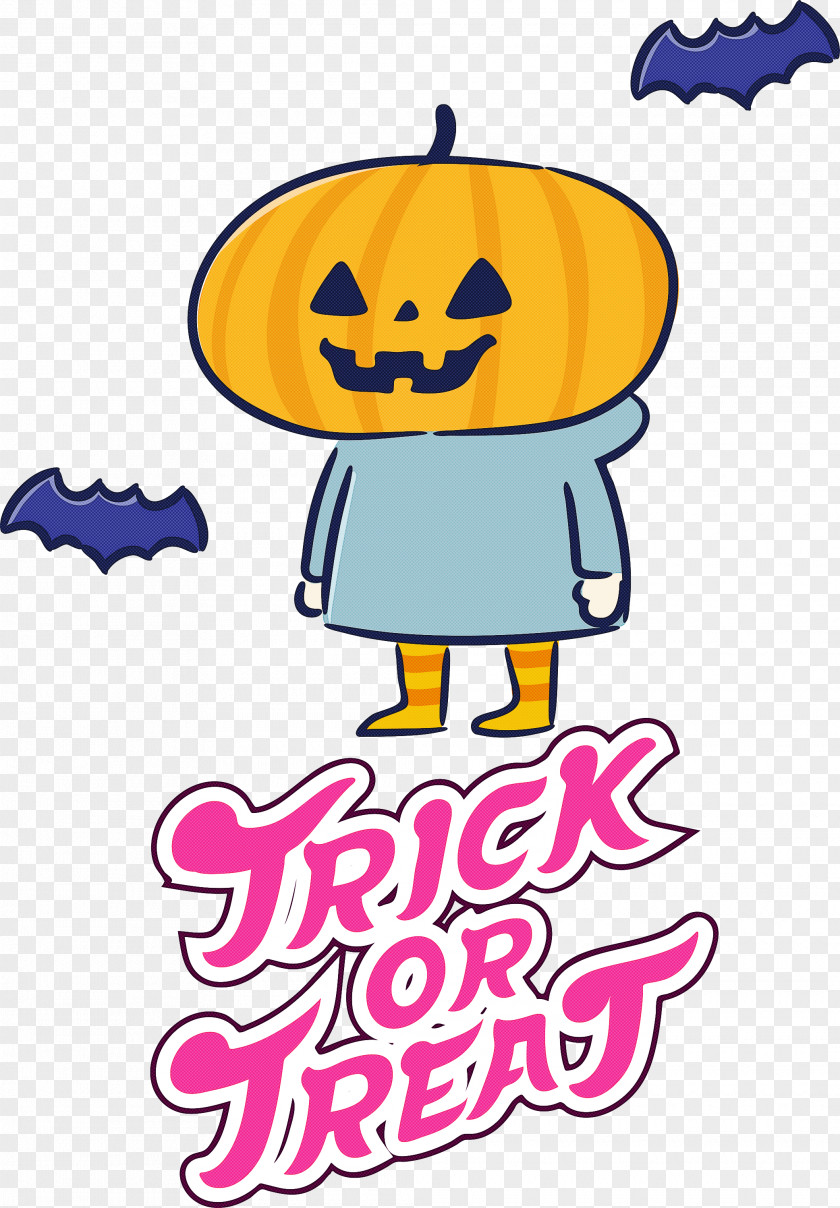 TRICK OR TREAT Happy Halloween PNG