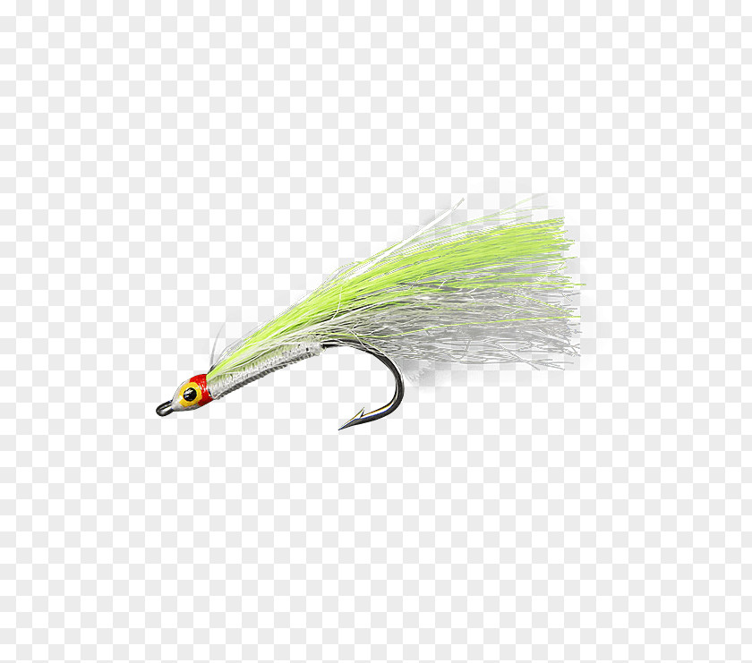 Artificial Fly White Green Minnow Blue PNG