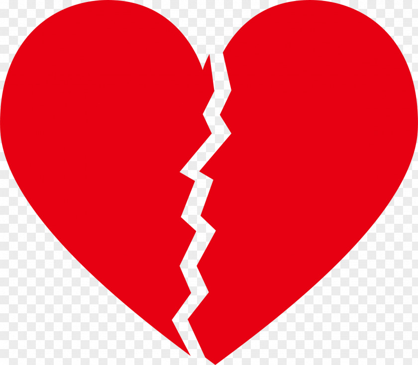 Broken Heart Euclidean Vector PNG