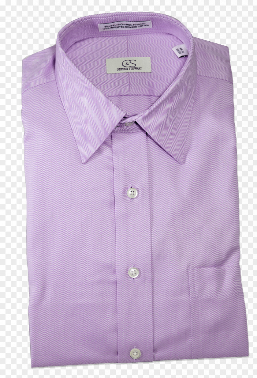 Dress Shirt Collar Sleeve Button Pink M PNG