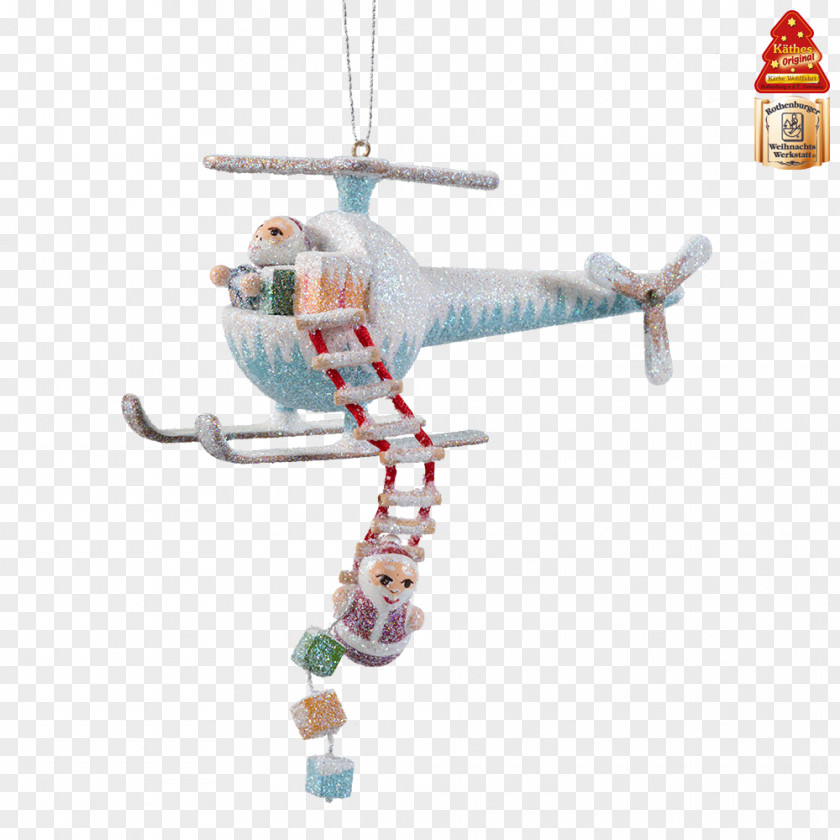 Hand Painted Hamburgers Helicopter Rotor Airplane Christmas Ornament Toy PNG