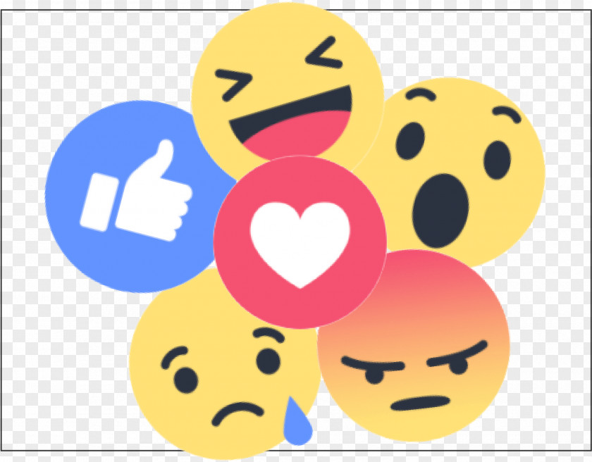 Heart Happy Facebook Reaction PNG