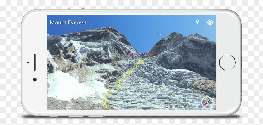 Mount Everest Smartphone Mountain Earth Three-dimensional Space PNG