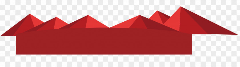 Red Mountain Element PNG