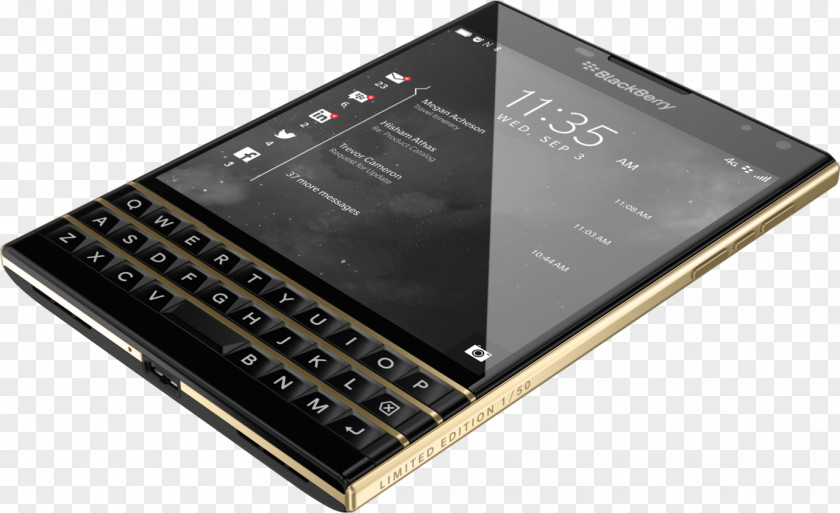 Sony BlackBerry 10 Smartphone Passport Form Factor PNG