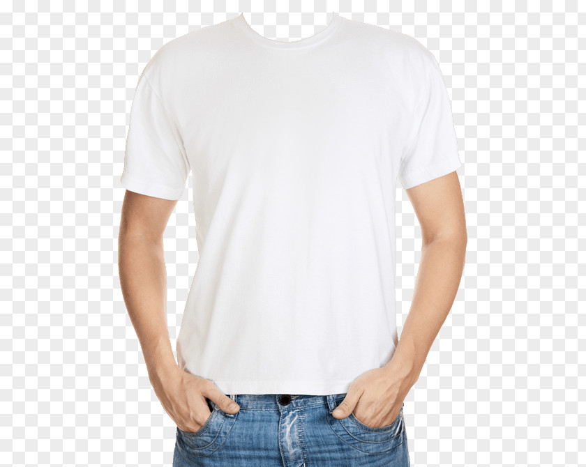 White Tshirt T-shirt Sleeve Clothing Top PNG