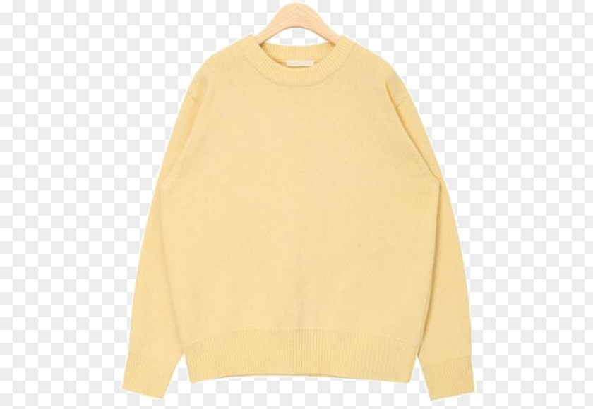 Brushwork Pastel Color Sleeve Shoulder Sweater PNG