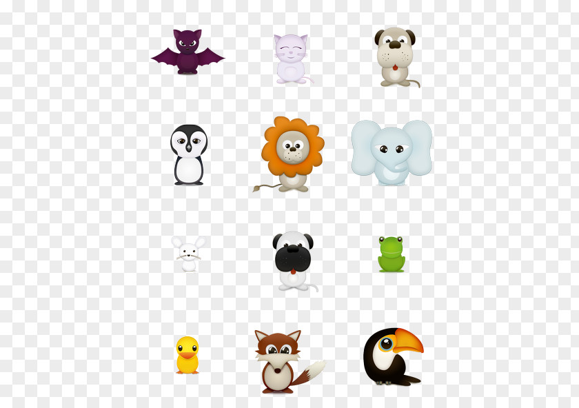 Cute Icon Matching Game Critters Animal PNG
