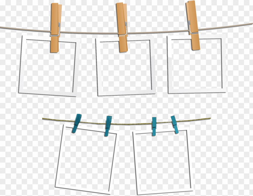 Hanging Paper Picture Frame PNG