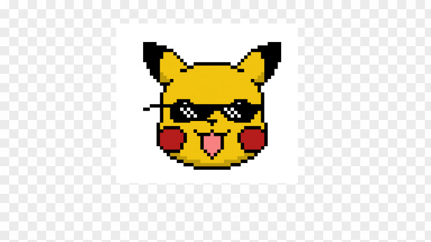 Pikachu Pixel Art Drawing PNG