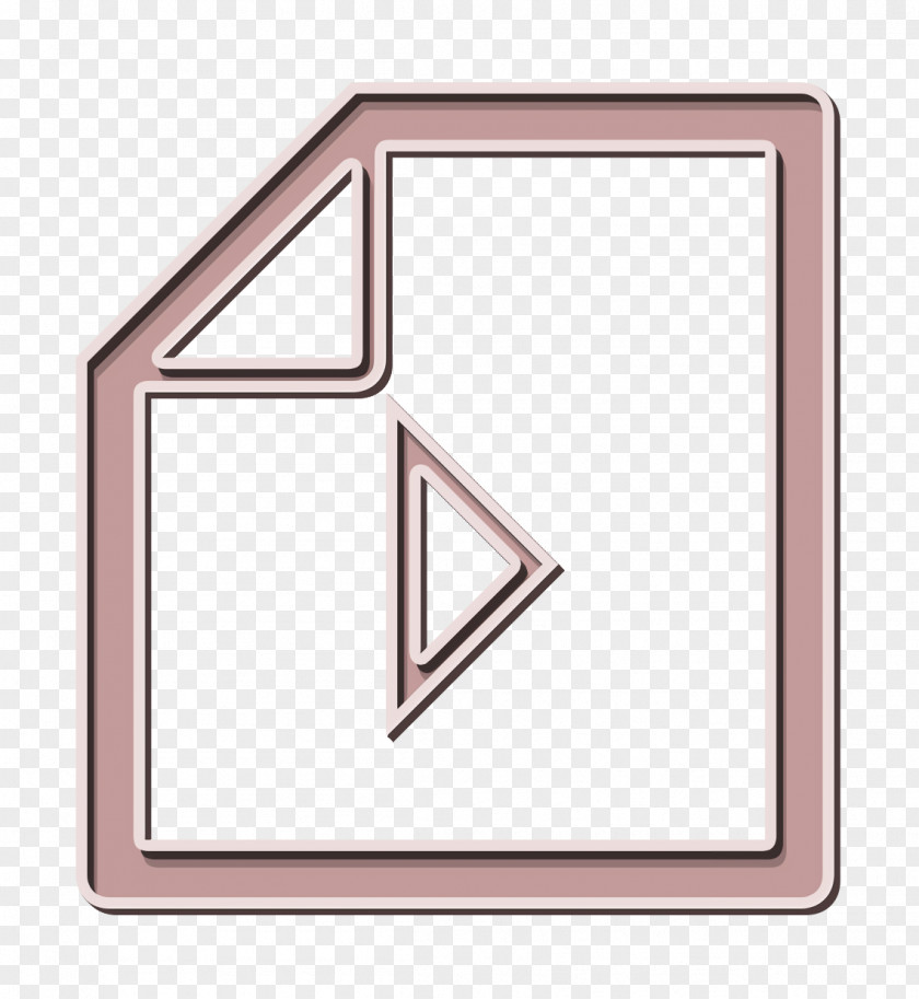 Rectangle Video File Icon Document Filetype PNG
