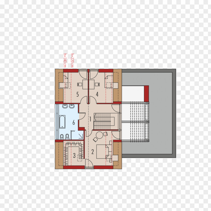 House Floor Plan Square Meter Den Kitchen PNG