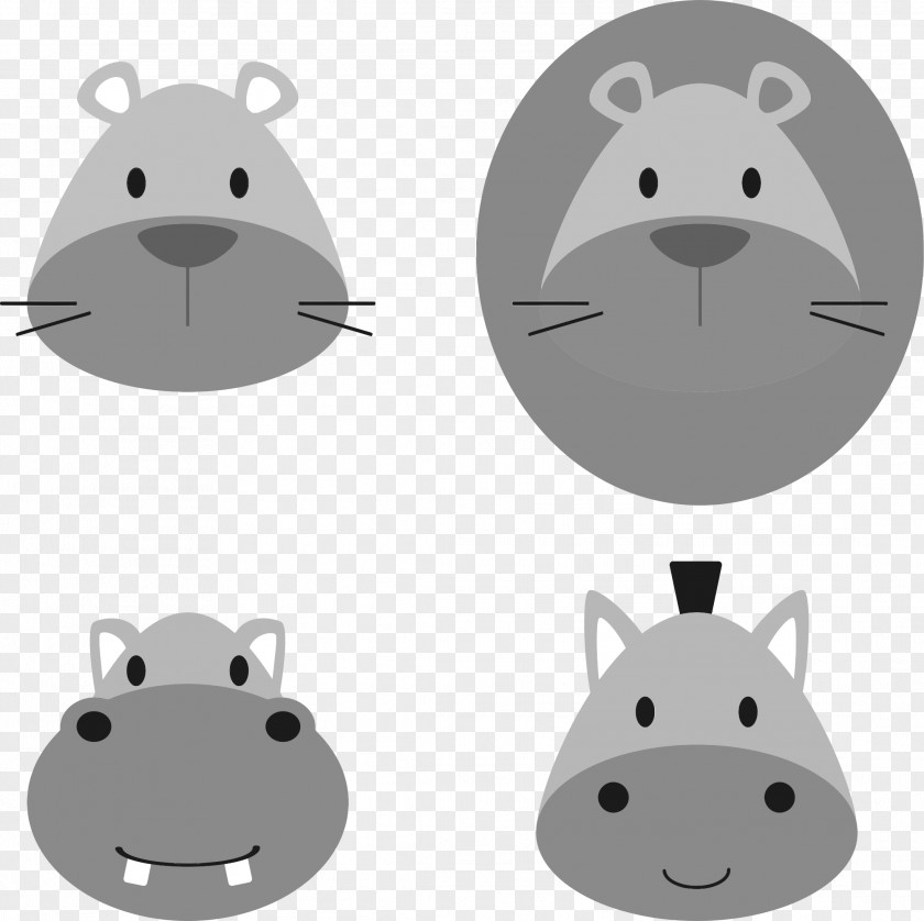 Cat Hippopotamus Lion Horse Dog PNG