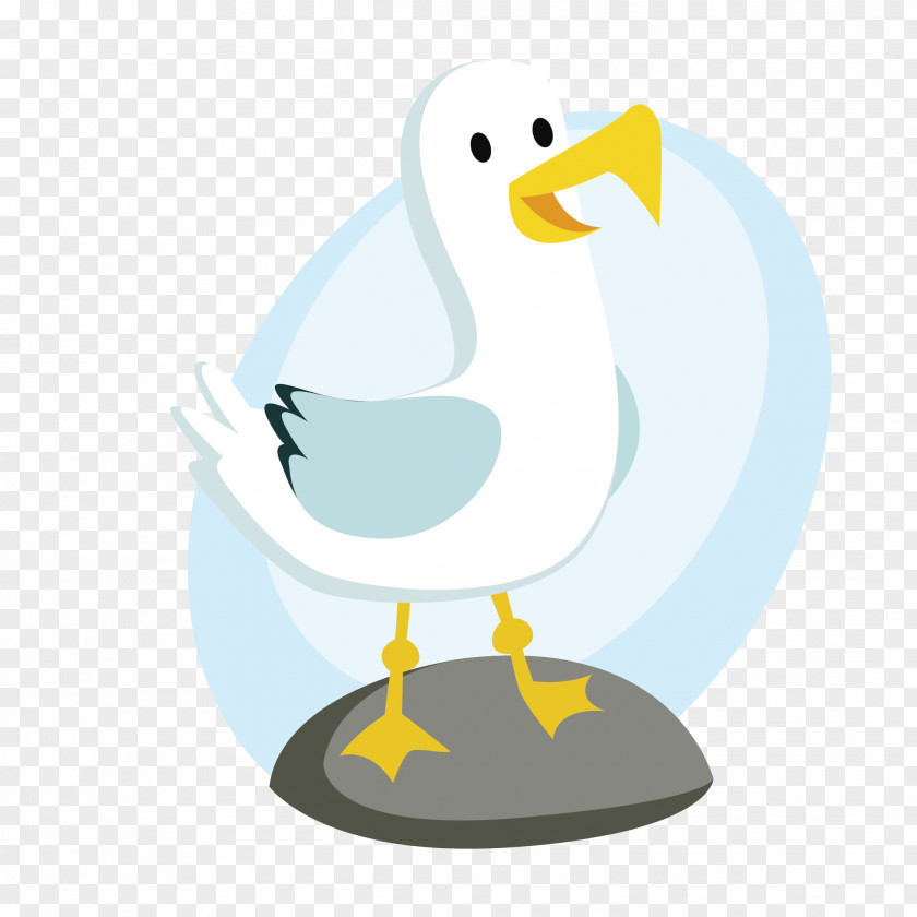 Cute Duck Bird Vector Graphics Image PNG