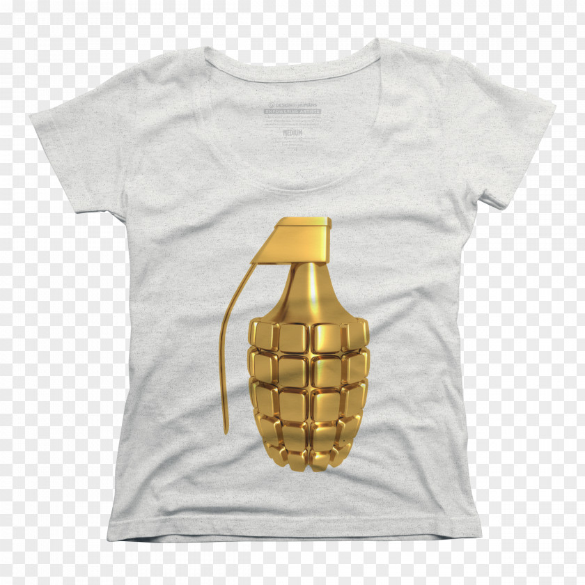 Grenade T-shirt Clothing Design By Humans Sleeve PNG