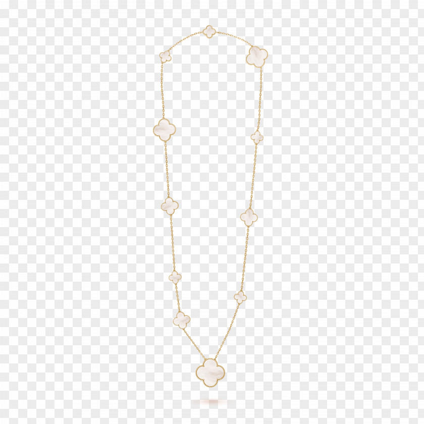 Jewelry Stand Necklace Gold Van Cleef & Arpels Nacre Jewellery PNG