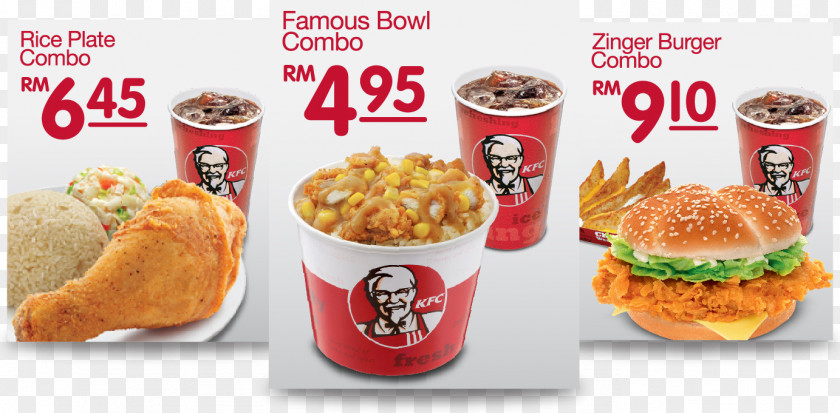 Kfc KFC Malaysian Cuisine Fast Food Restaurant Menu Lunch PNG