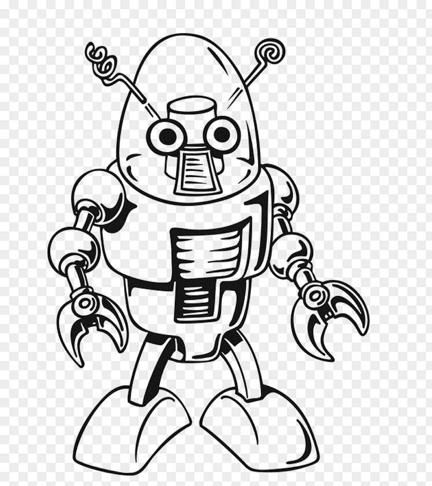 Robot Coloring Book Combat Child PNG