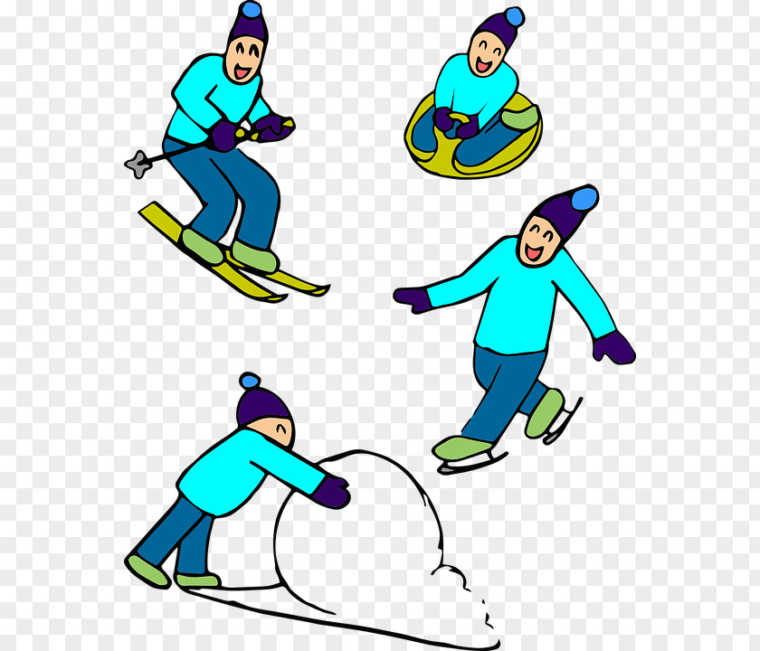 Skiing Clip Art Winter Sport Sports PNG