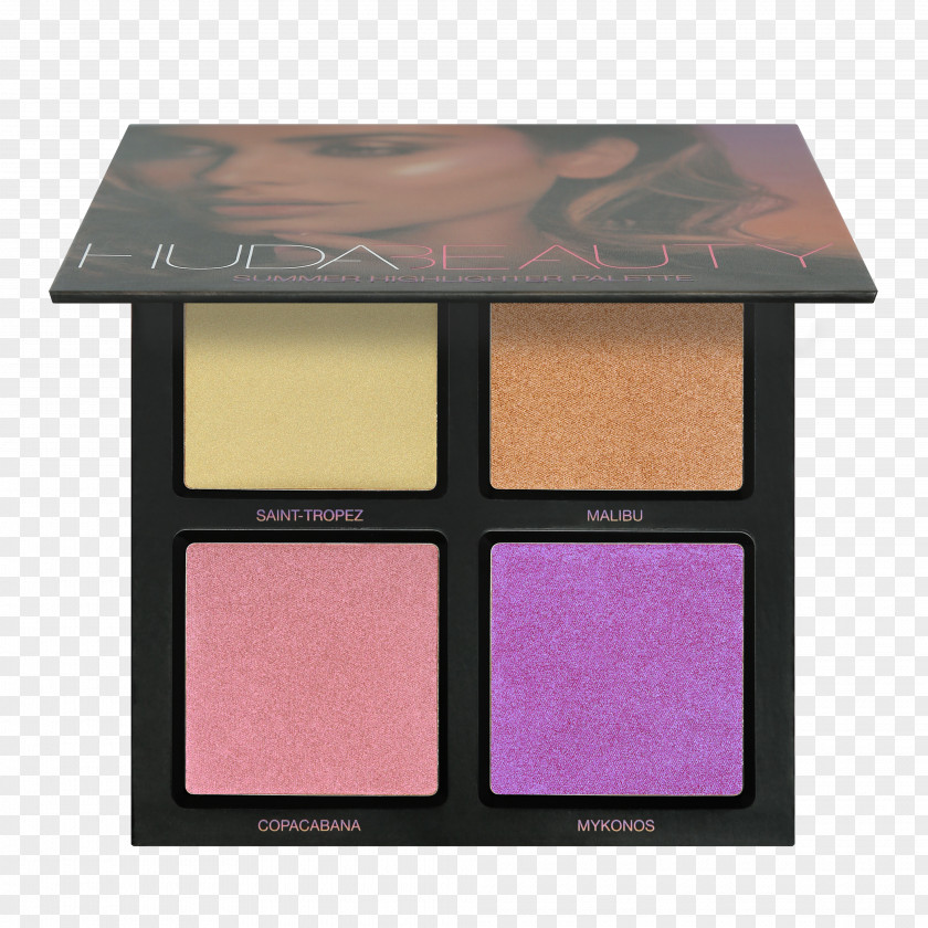 Revolution Highlighter Palette Sephora Cosmetics Color PNG
