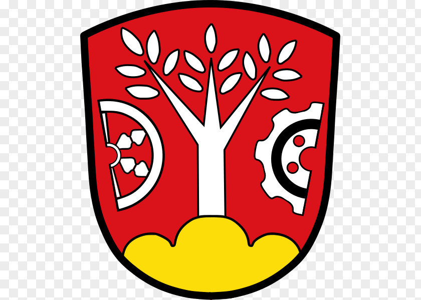 Coat Of Arms Marktoffingen Heraldry Trimount Spinnrad PNG