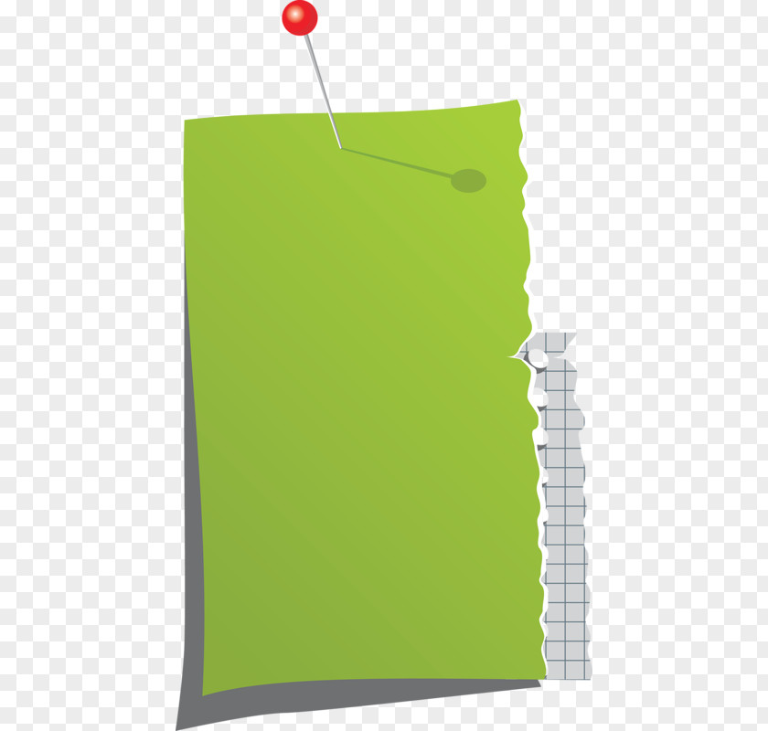Green Paper Tear Sheet Clip Art PNG